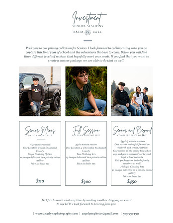 Senior Sessions
