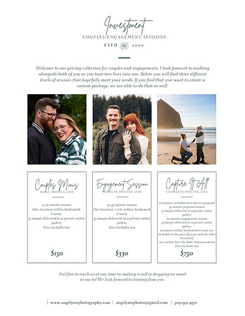 EngagementCouples Sessions